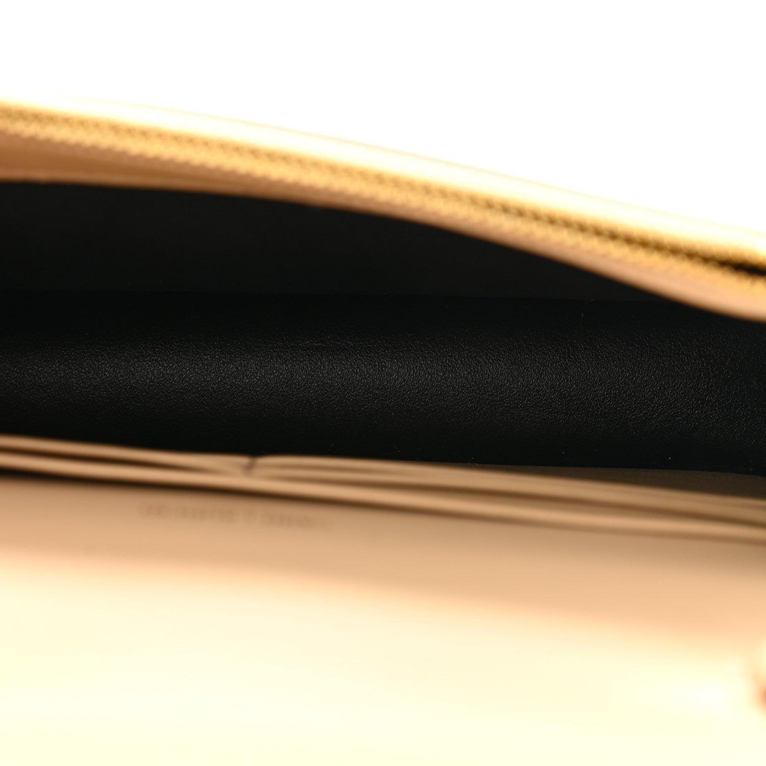 Saint Laurent Patent Classic Monogram Kate Tassel Chain Wallet Dark Beige 5 of 9