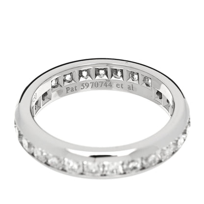 Tiffany Platinum Diamond 4mm Lucida Full Circle Band Ring  50 5.5 4 of 6
