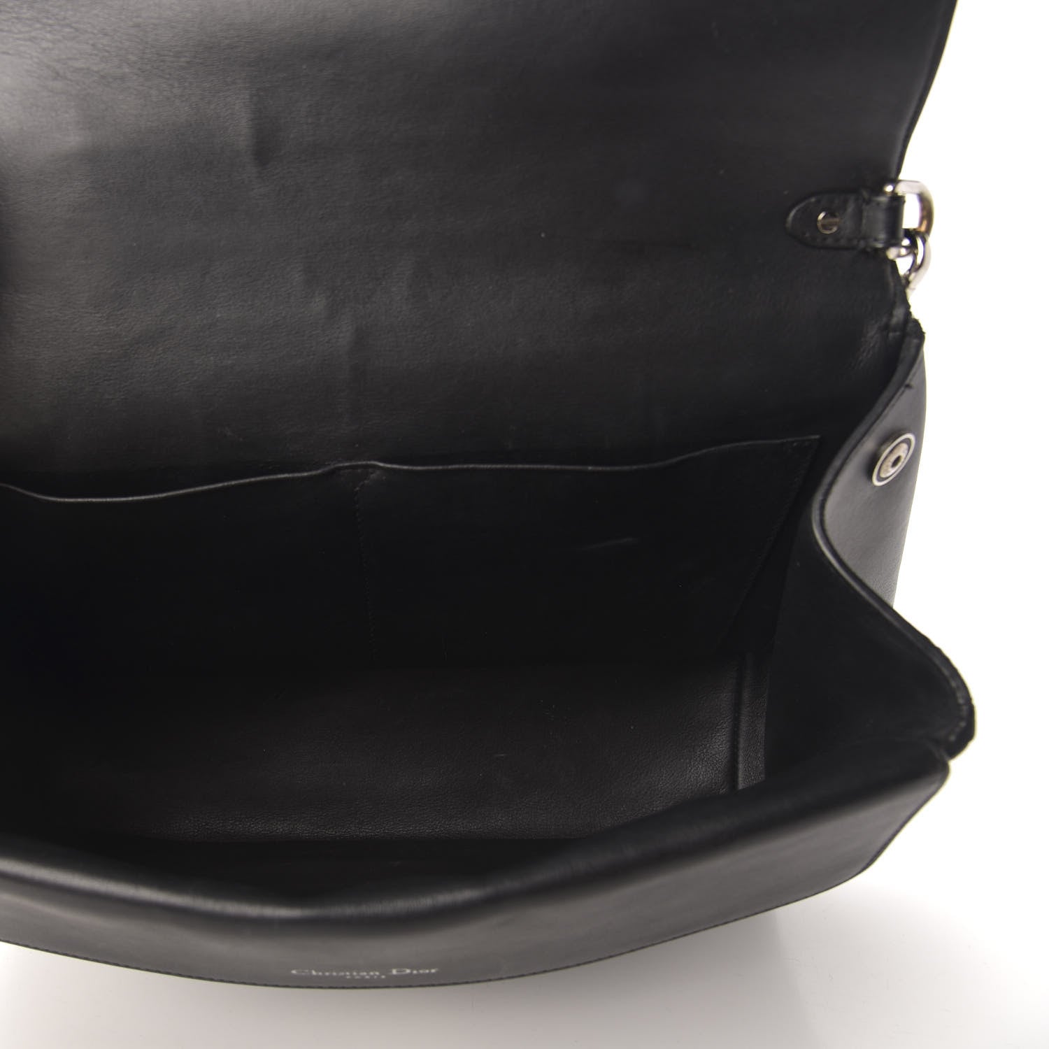 Christian Dior Smooth Calfskin Tri-Color Medium Be Dior Flap Black Blue Red 6 of 13