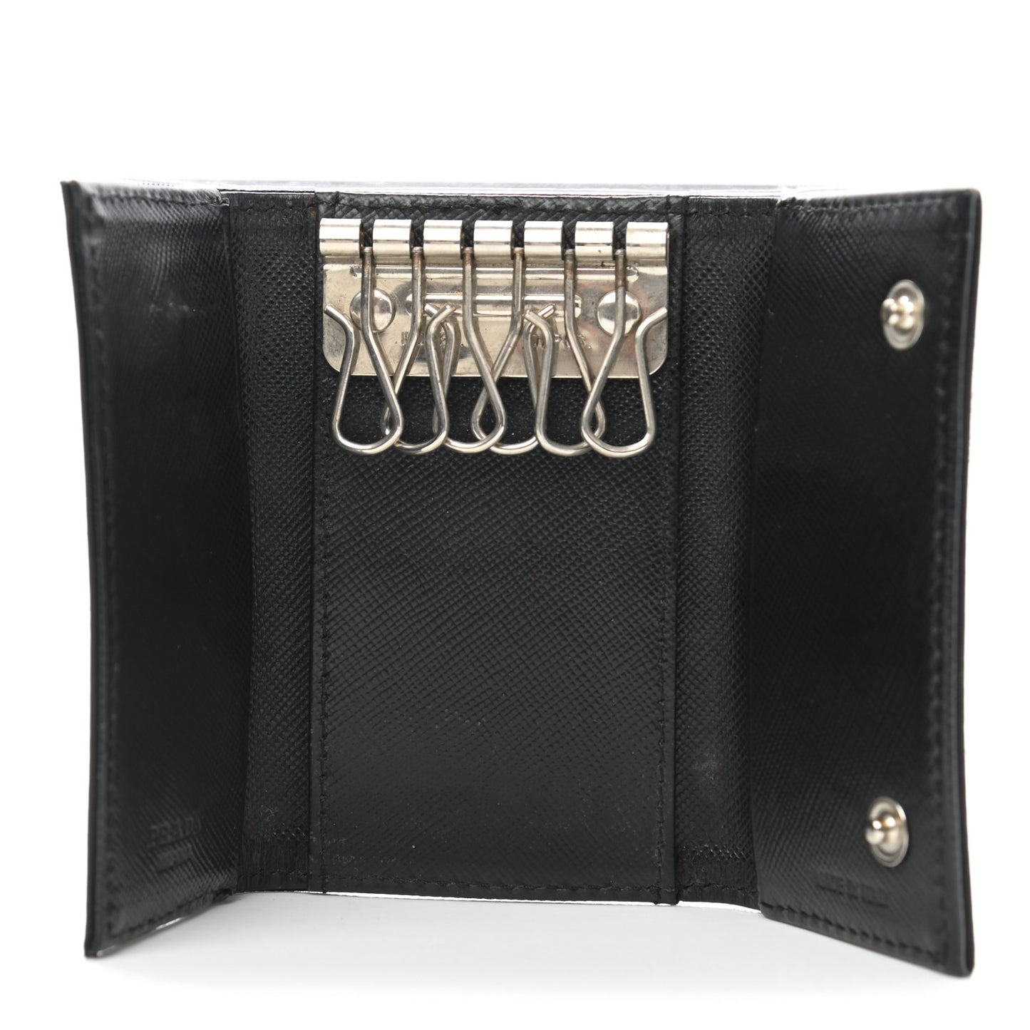 Tessuto Nylon 6 Key Holder Black