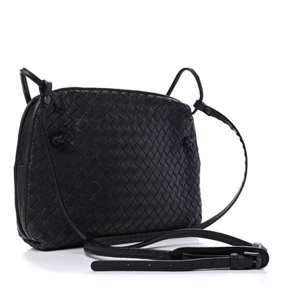 Bottega Veneta Nappa Intrecciato Pillow Crossbody Messenger Black 2 of 5