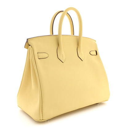 Hermes Swift Birkin 25 Jaune Milton 3 of 11