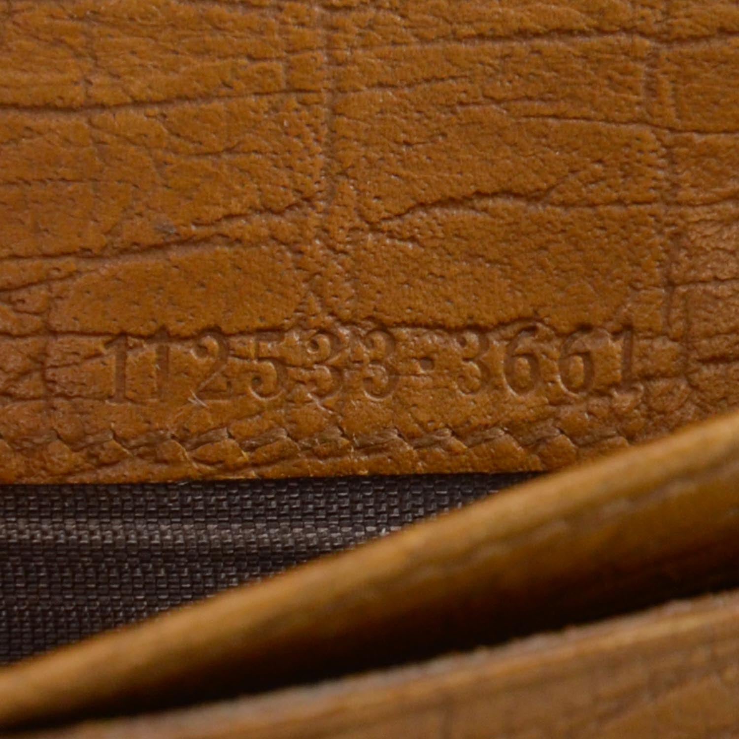 Gucci Monogram Bamboo Bar French Wallet 7 of 8