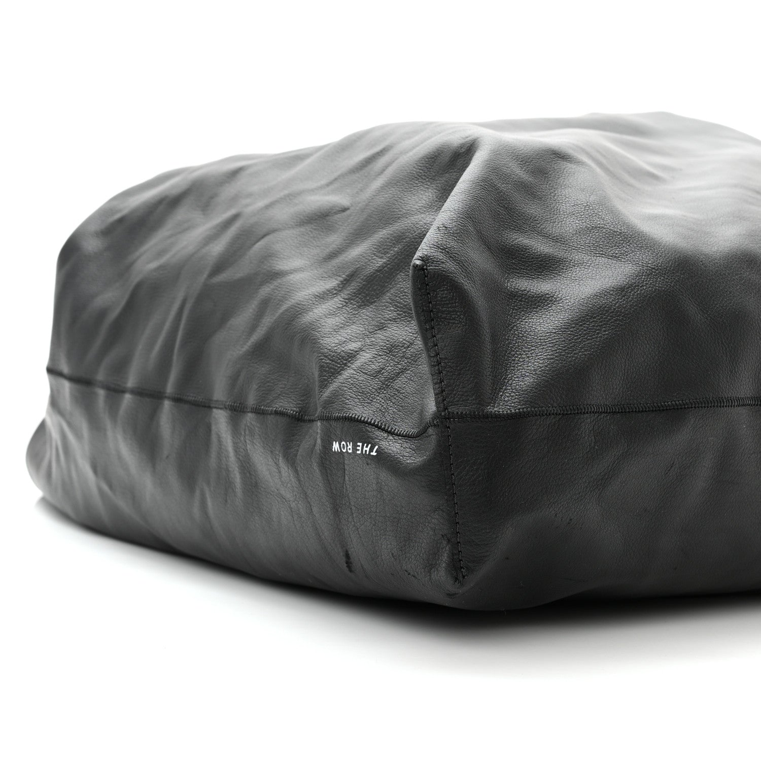 The Row Grained Calfskin Bindle Two Bag Black 8 of 9