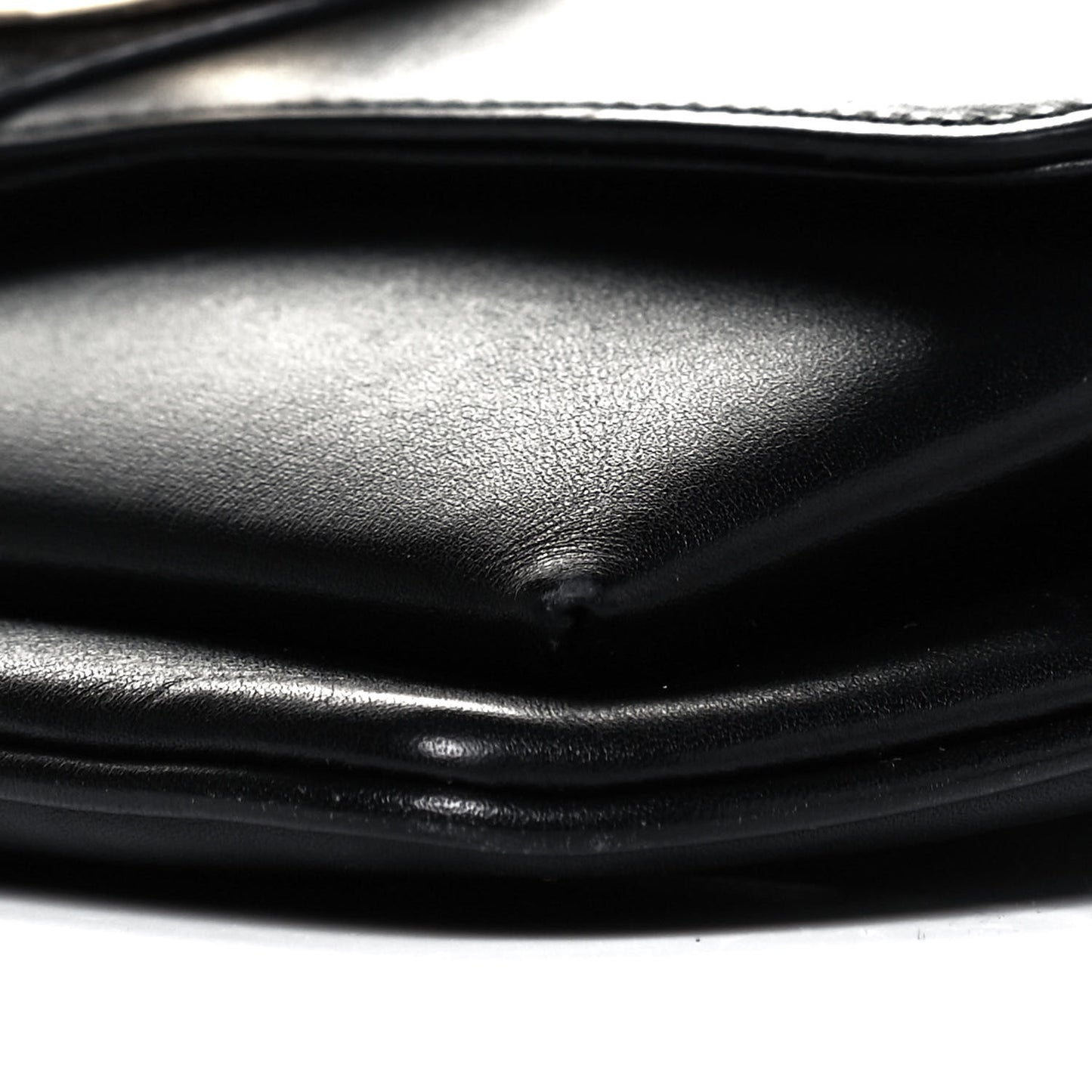 Vitello Palmellato Lux Small Arli Flap Shoulder Bag Black