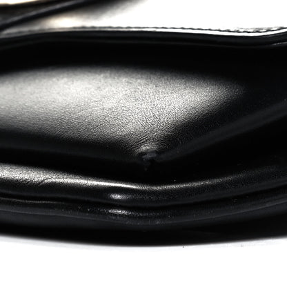 Gucci Vitello Palmellato Lux Small Arli Flap Shoulder Bag Black 8 of 8