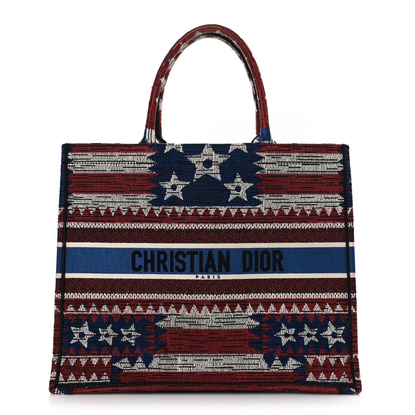 Canvas Embroidered Exclusive US Book Tote Multicolor
