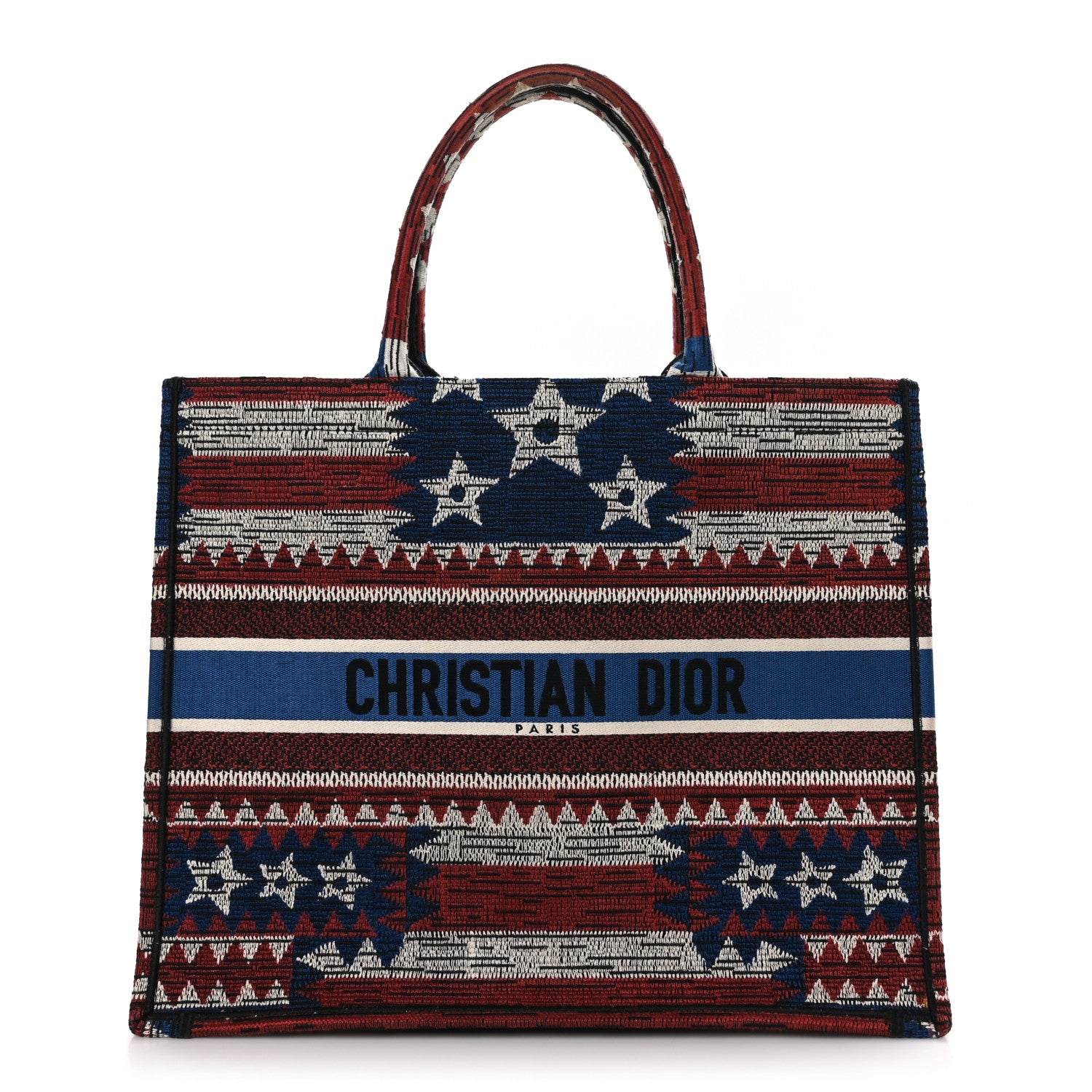Christian Dior Canvas Embroidered Exclusive US Book Tote Multicolor 1 of 11