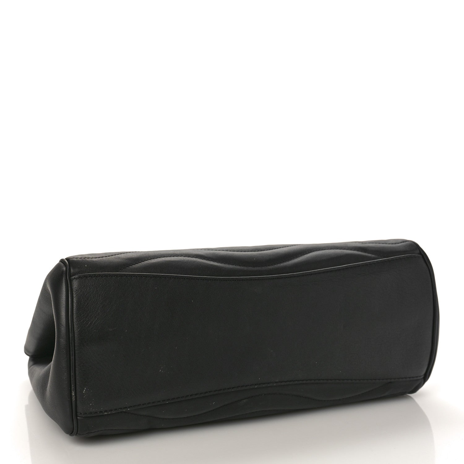 Louis Vuitton Calfskin New Wave Chain Tote Black 4 of 9