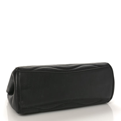 Louis Vuitton Calfskin New Wave Chain Tote Black 4 of 9