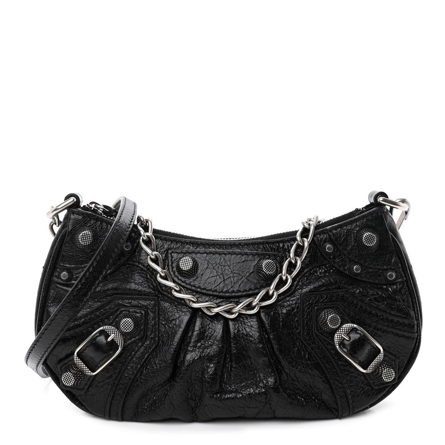 Agneau Arena Le Cagole Mini Purse With Chain Black