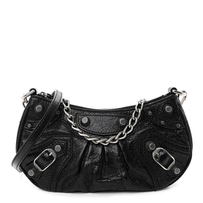Balenciaga Agneau Arena Le Cagole Mini Purse With Chain Black 1 of 9