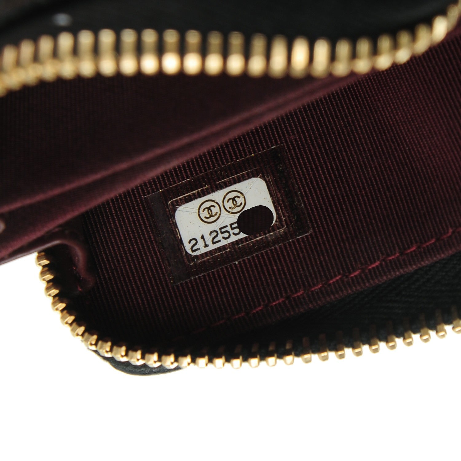 Chanel Caviar Quilted Zip Coin Purse Black 7 of 7