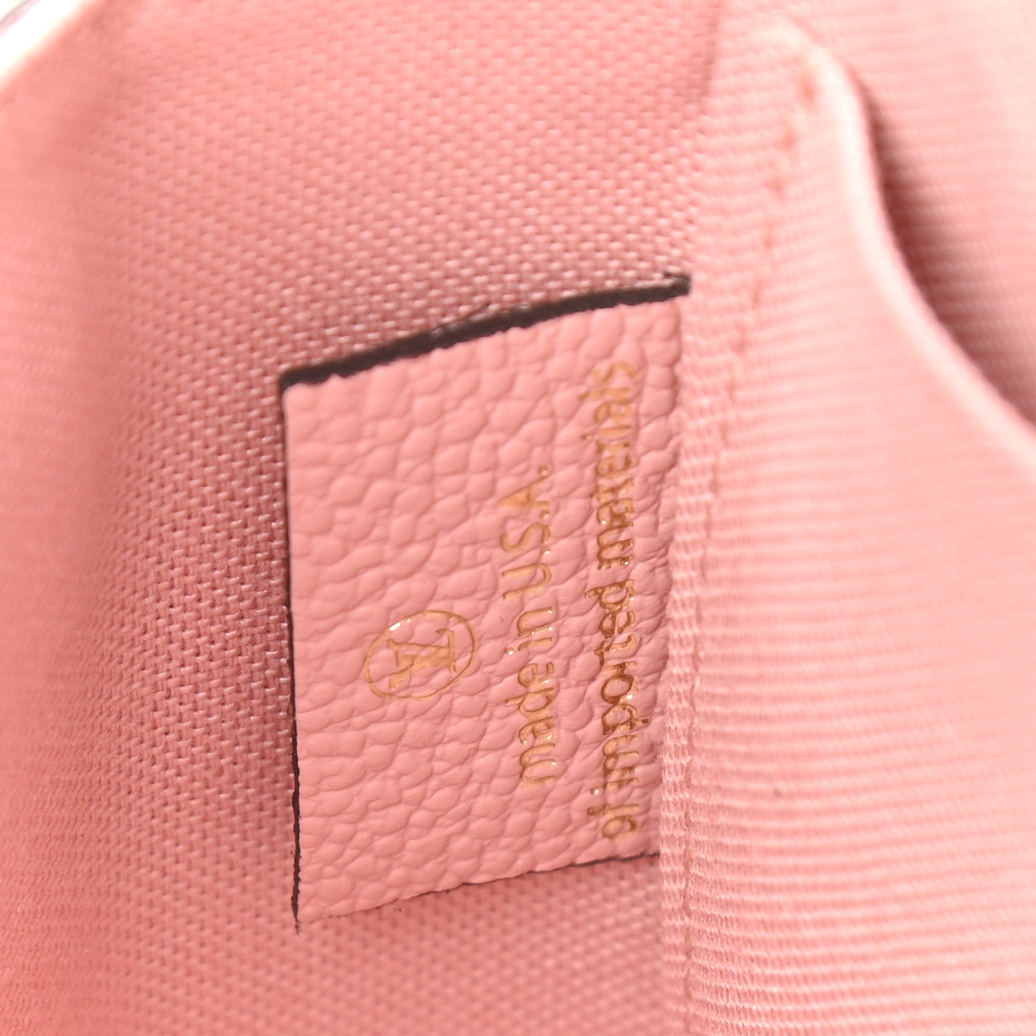 Louis Vuitton Empreinte Pochette Felicie Chain Wallet Rose Poudre 8 of 12