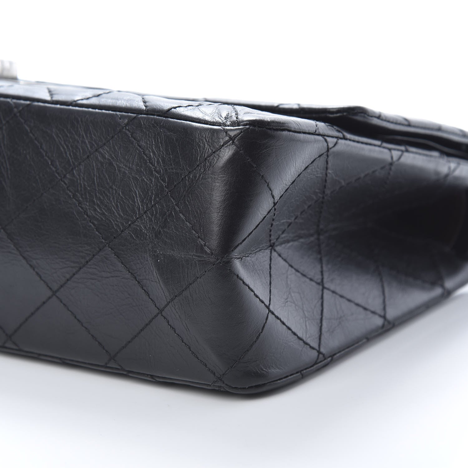 Chanel Aged Calfskin Quilted 2.55 Reissue 227 Flap Black 10 of 14