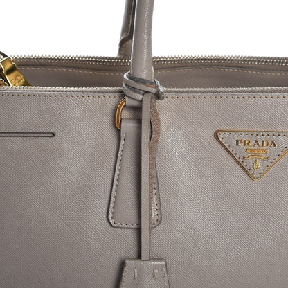 Prada Saffiano Lux Extra Large Galleria Double Zip Tote Argilla 16 of 16