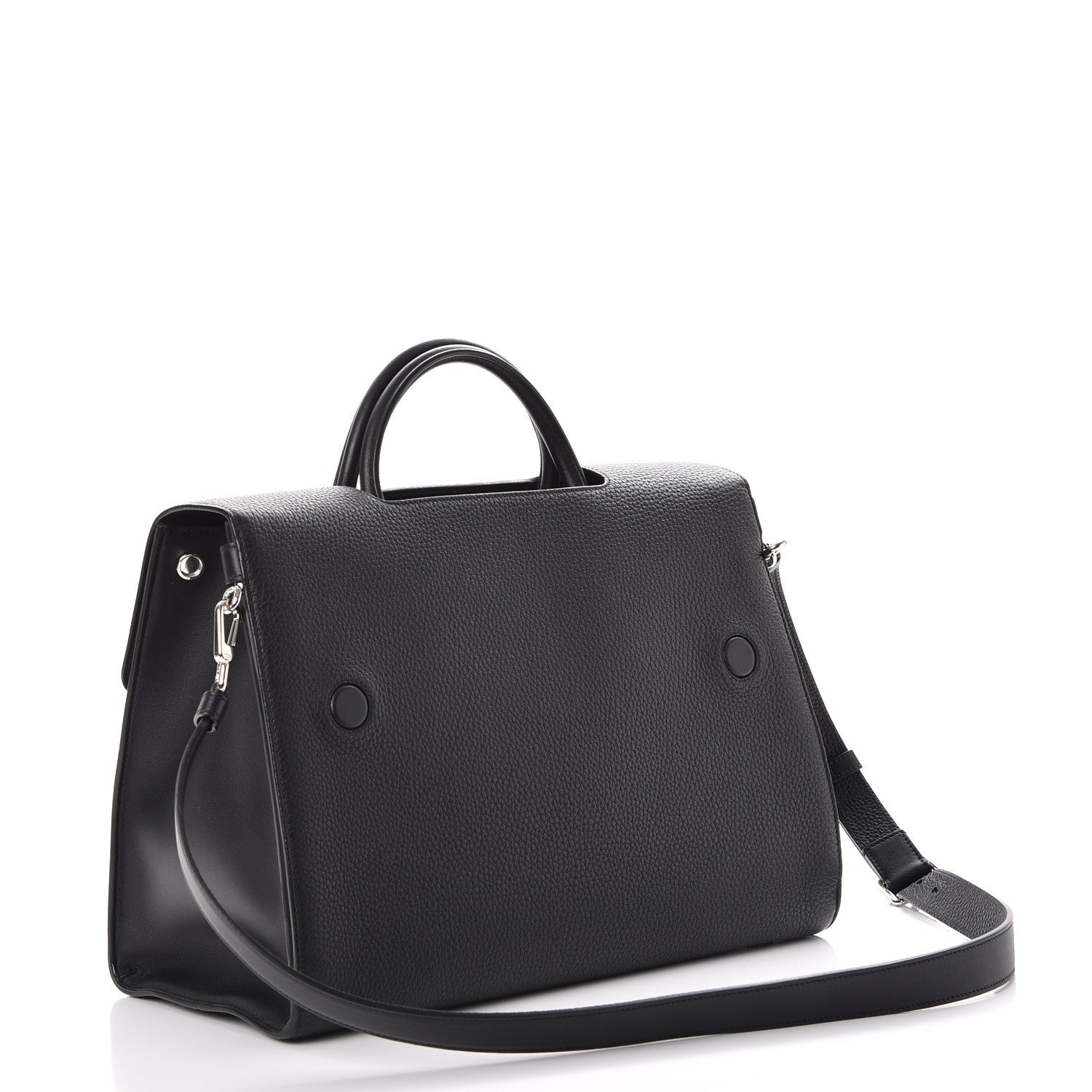 Christian Dior Grained Calfskin Large Diorever Flap Black 3 of 8