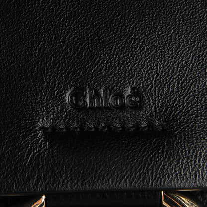 Chloe Suede Calfskin Medium Faye Shoulder Bag Black 5 of 8