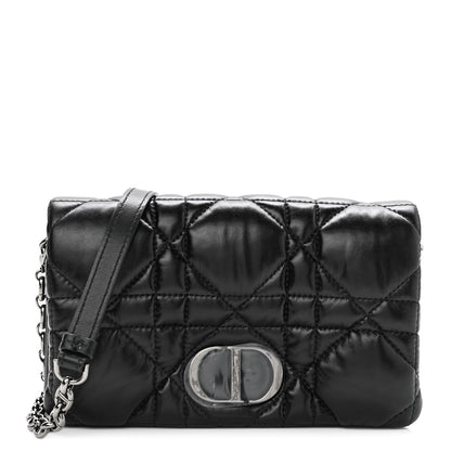 Christian Dior Calfskin Macrocannage Mini Caro Bag Black 1 of 9