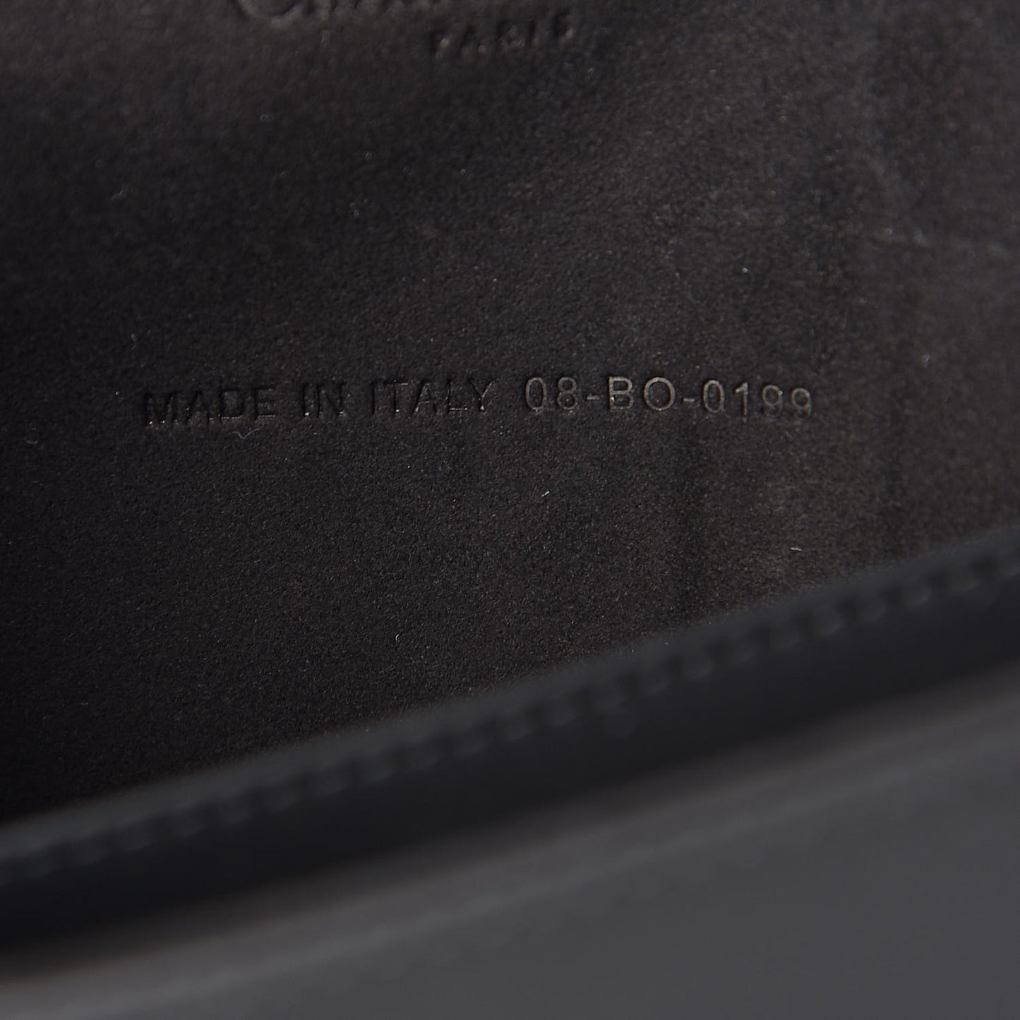 Ultra Matte Calfskin Cannage Lady Dior Clutch Black