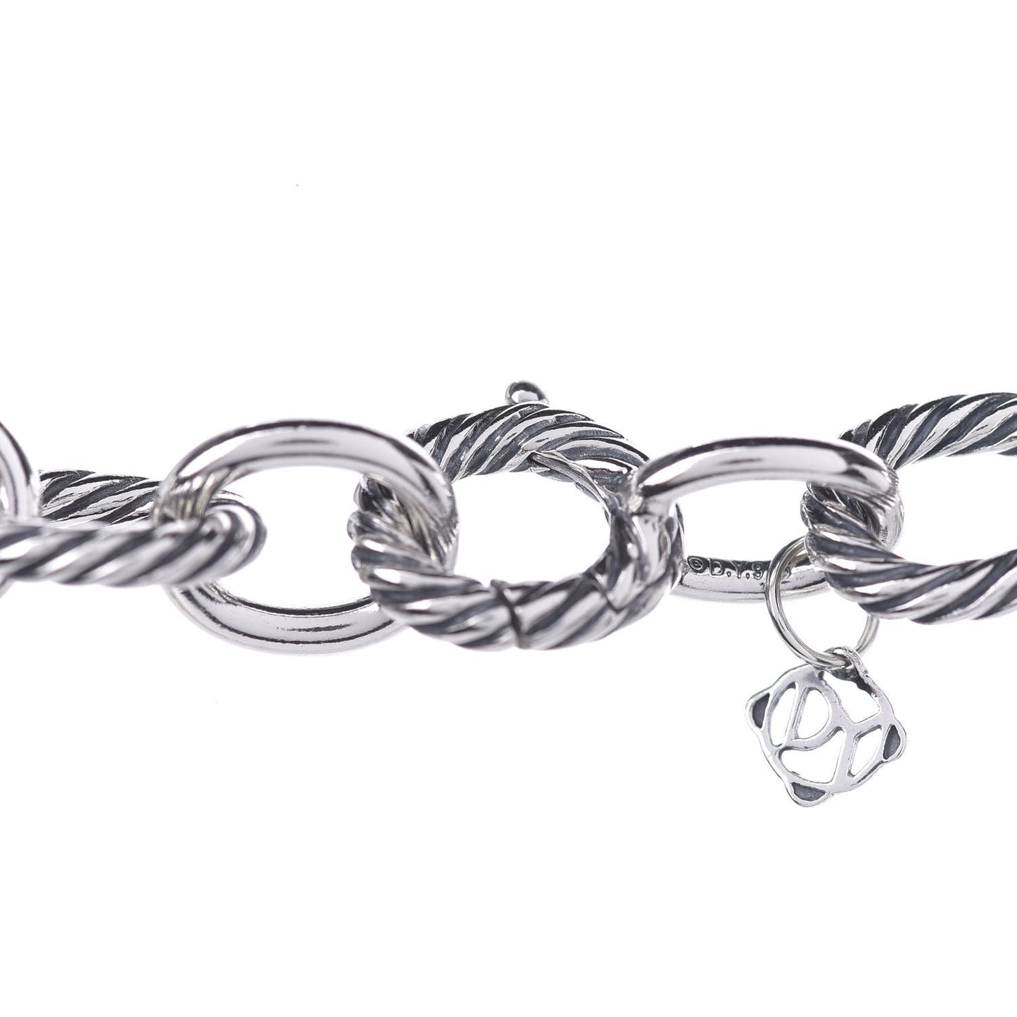Sterling Silver 12mm Oval Link Necklace