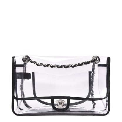 Chanel Lambskin Vinyl Large Naked Flap Black 1 of 9
