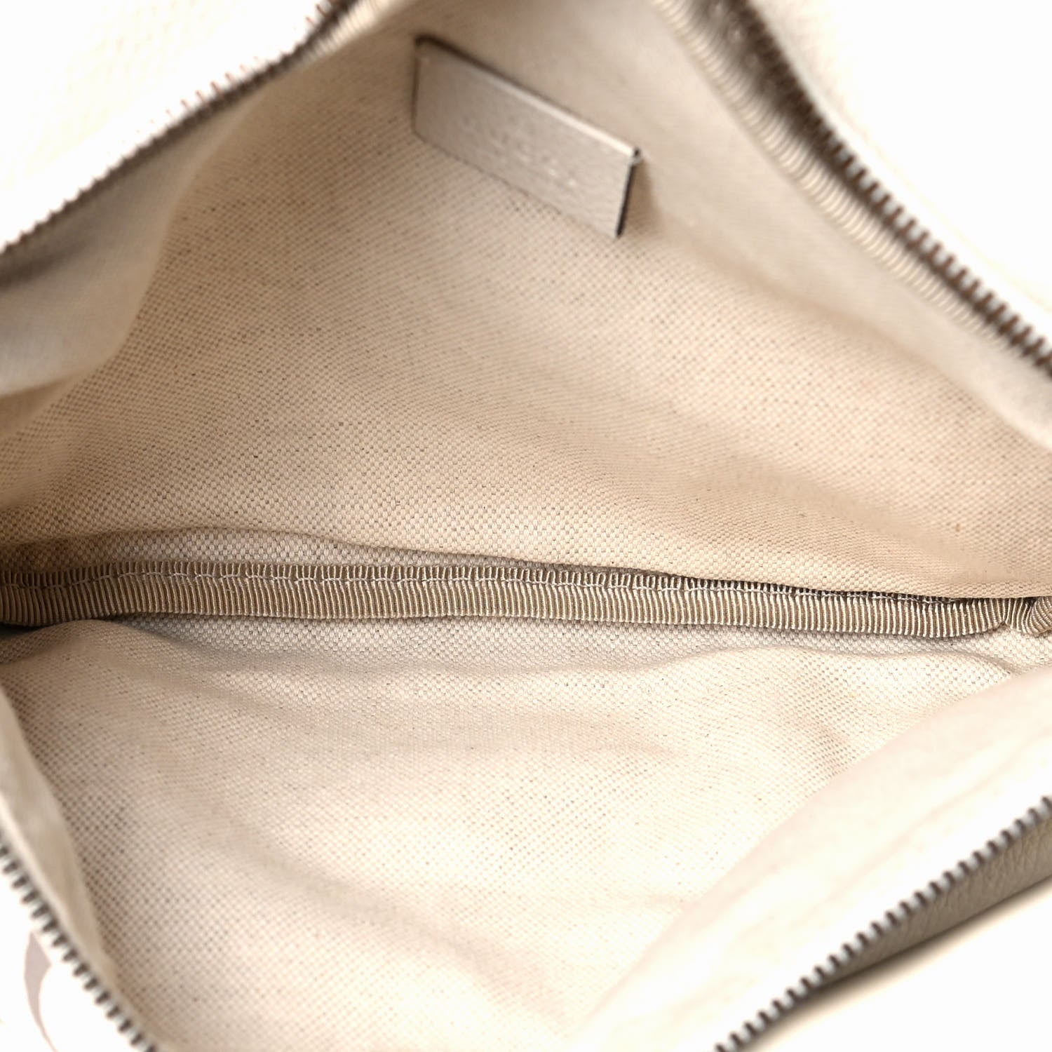 Gucci Grained Calfskin Logo Belt Bag White 4 of 4