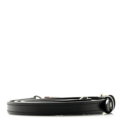 Louis Vuitton Calfskin 16mm Adjustable Shoulder Strap Black 2 of 3