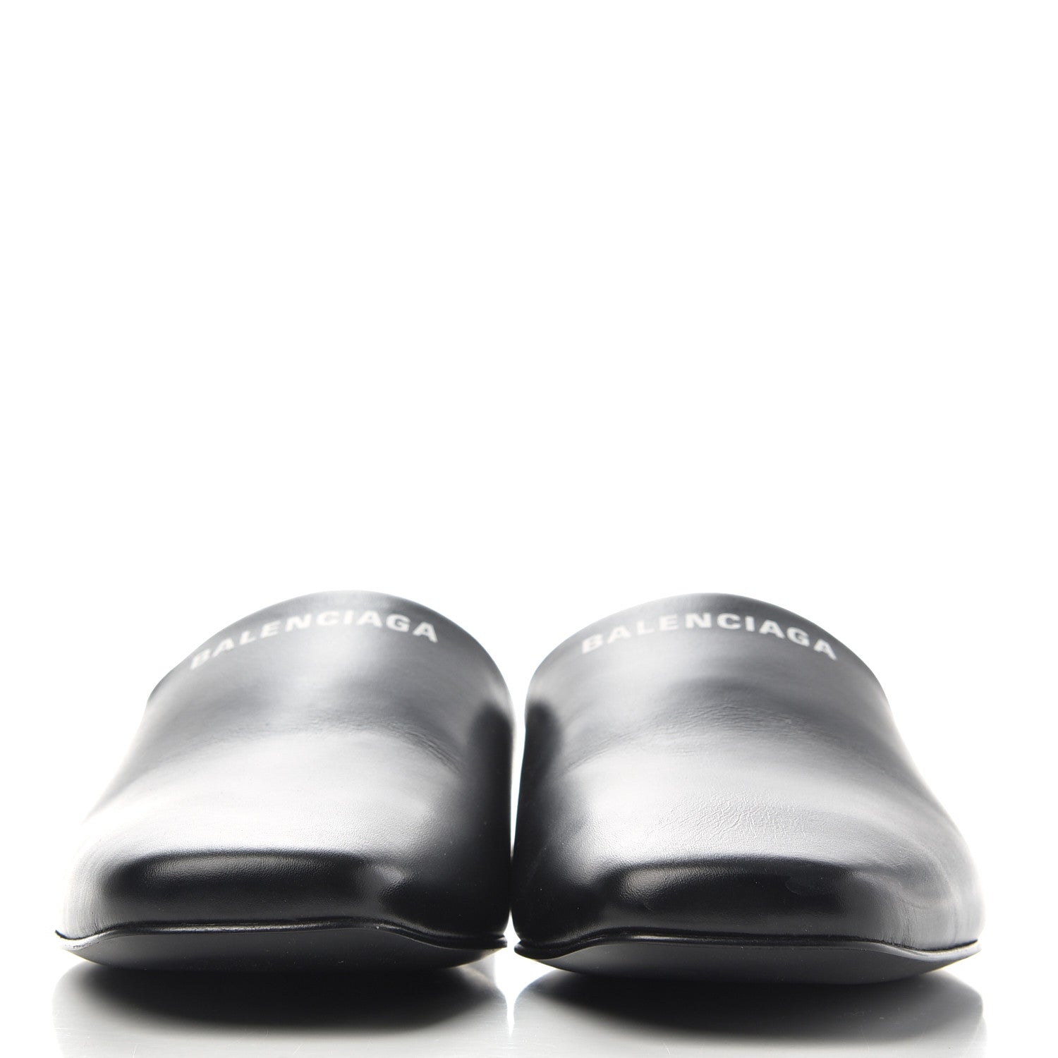 Balenciaga Calfskin Mules 36.5 Black 2 of 10