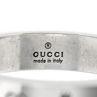 Gucci Sterling Silver Narrow Bee Ring 54 6.75 4 of 4