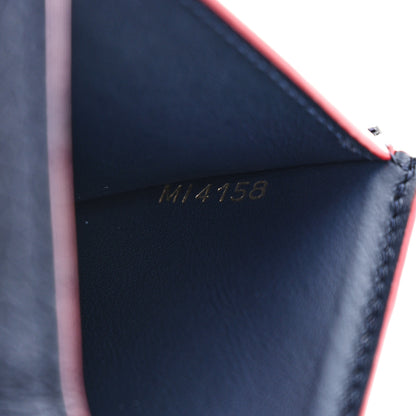 Louis Vuitton Taurillon Capucines Compact Wallet Marine Rouge 8 of 9