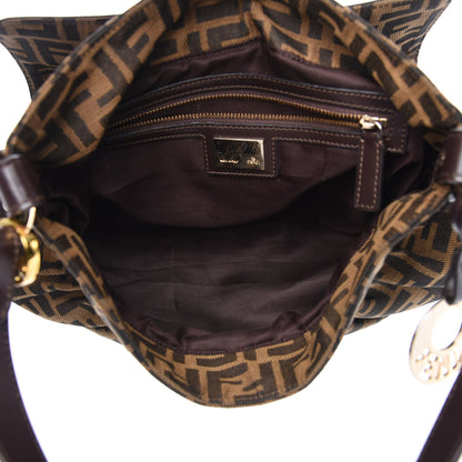 Fendi Zucca Medium Chef Shoulder Bag Tobacco 5 of 12