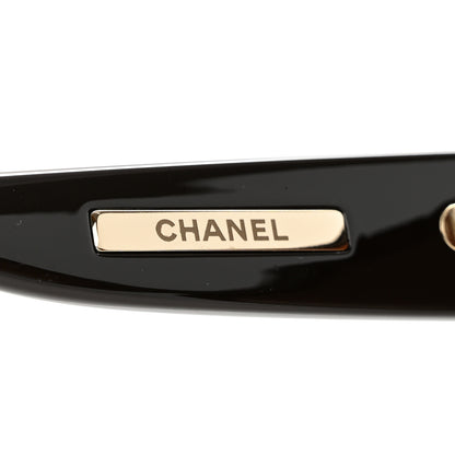 Chanel Acetate Cat Eye Sunglasses 6054 Black 5 of 10