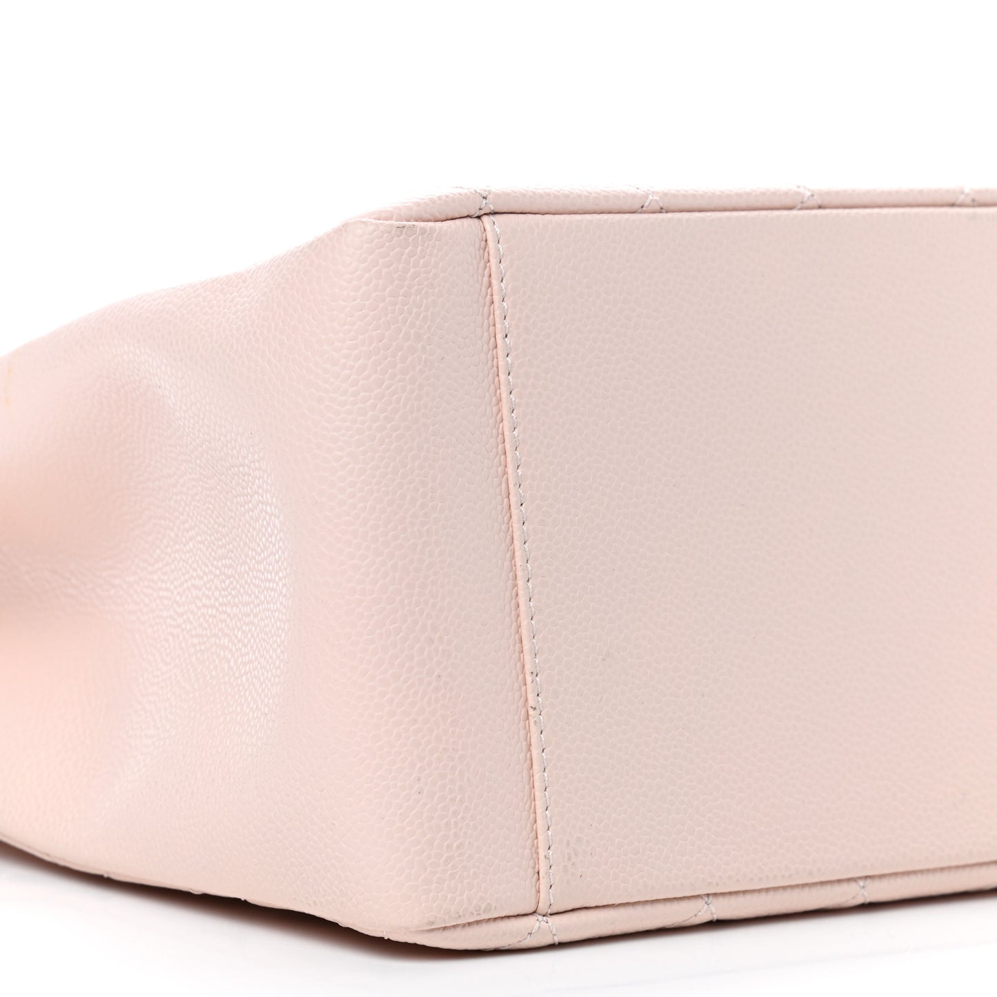Caviar Quilted Grand Shopping Tote GST Light Pink