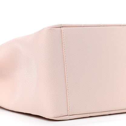 Chanel Caviar Quilted Grand Shopping Tote GST Light Pink 9 of 10