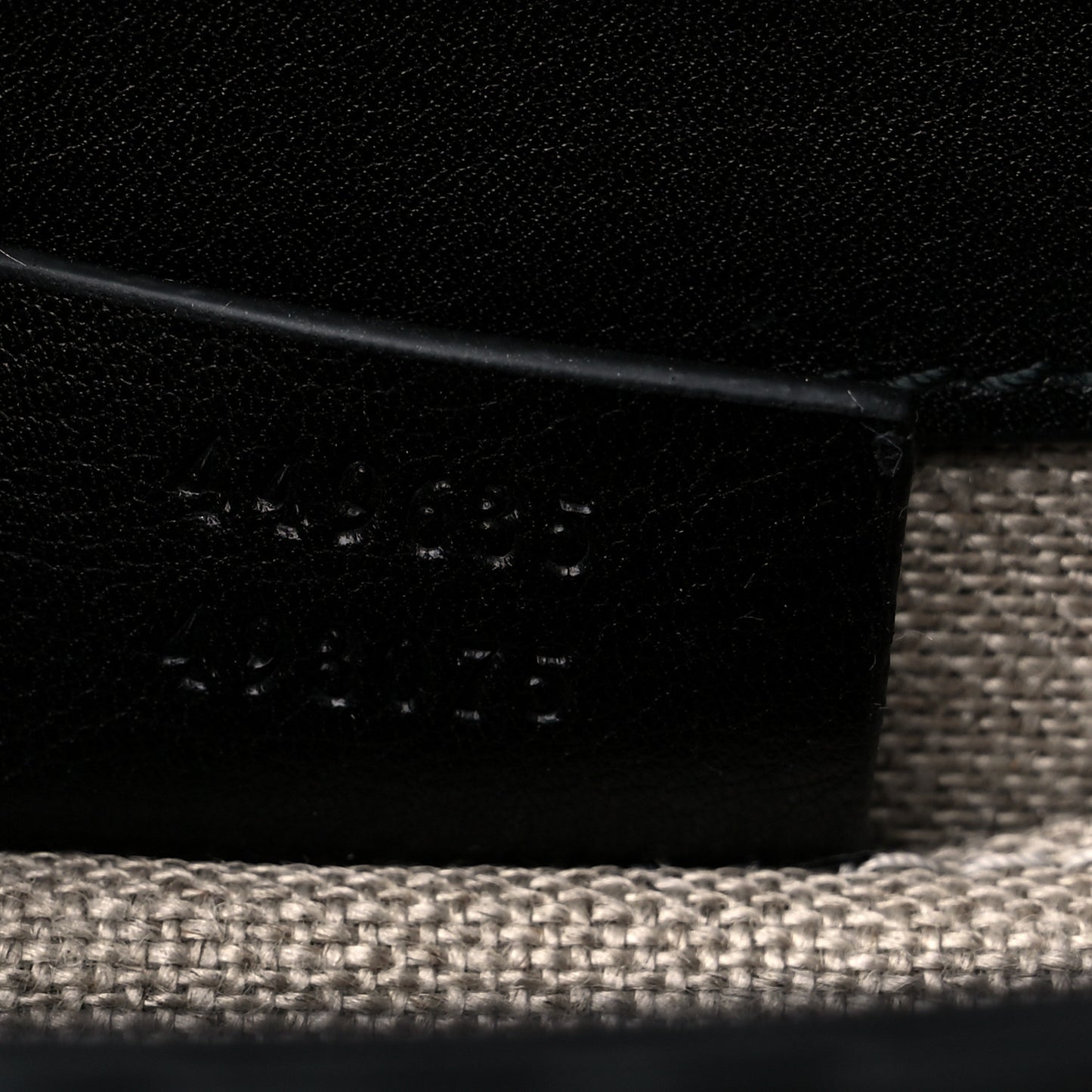 Microguccissima Medium Emily Chain Shoulder Bag Black