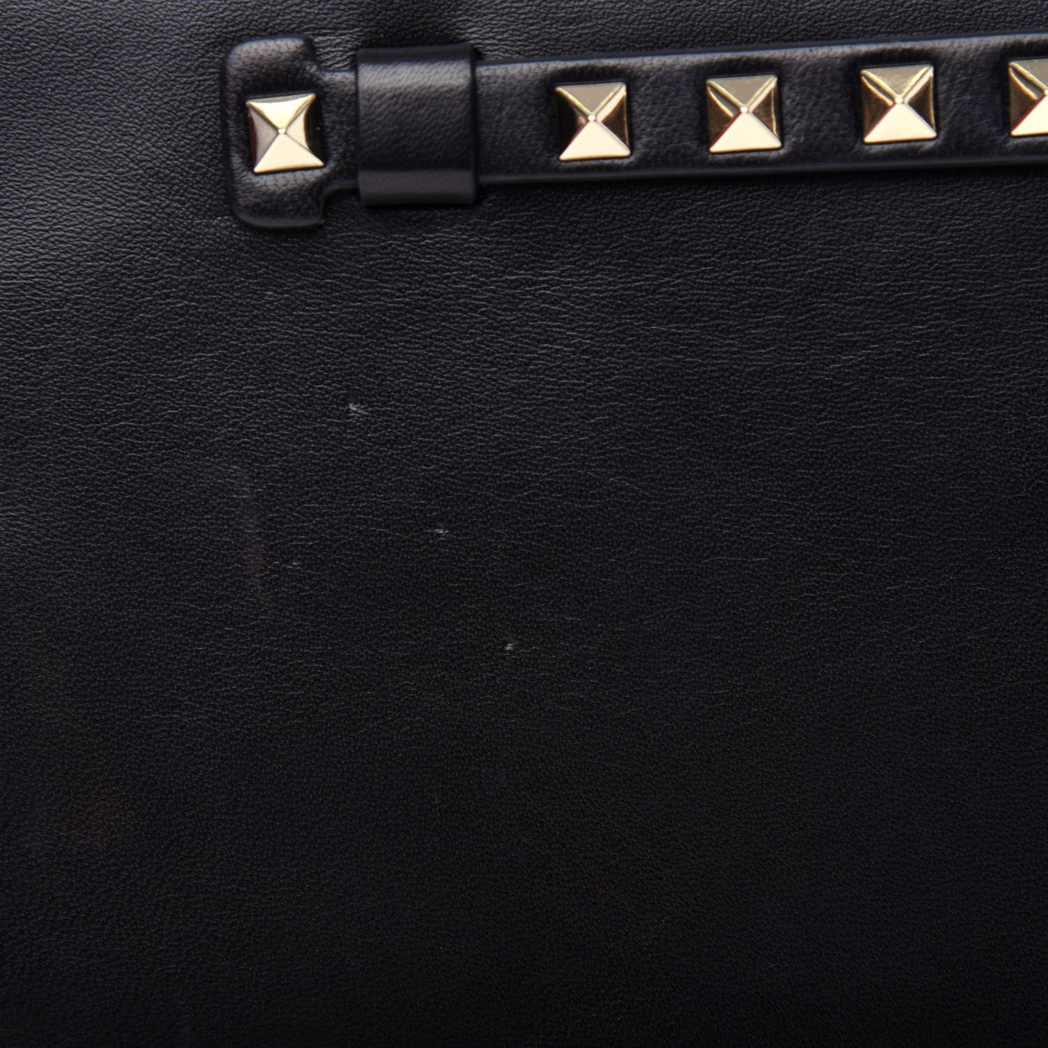 Valentino Garavani Nappa Rockstud Wristlet Clutch Black 7 of 7