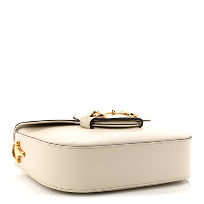 Gucci Azalea Calfskin Web Mini Horsebit 1955 Shoulder Bag Mystic White 6 of 19