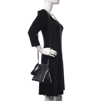 Louis Vuitton Epi Alma BB Black 2 of 9