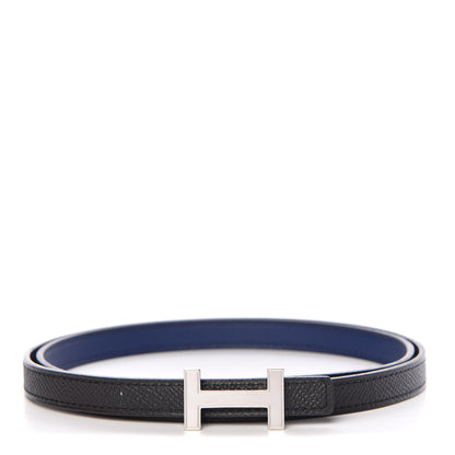 Hermes Swift Epsom 13mm Focus Belt 85 Bleu Saphir Black 1 of 7