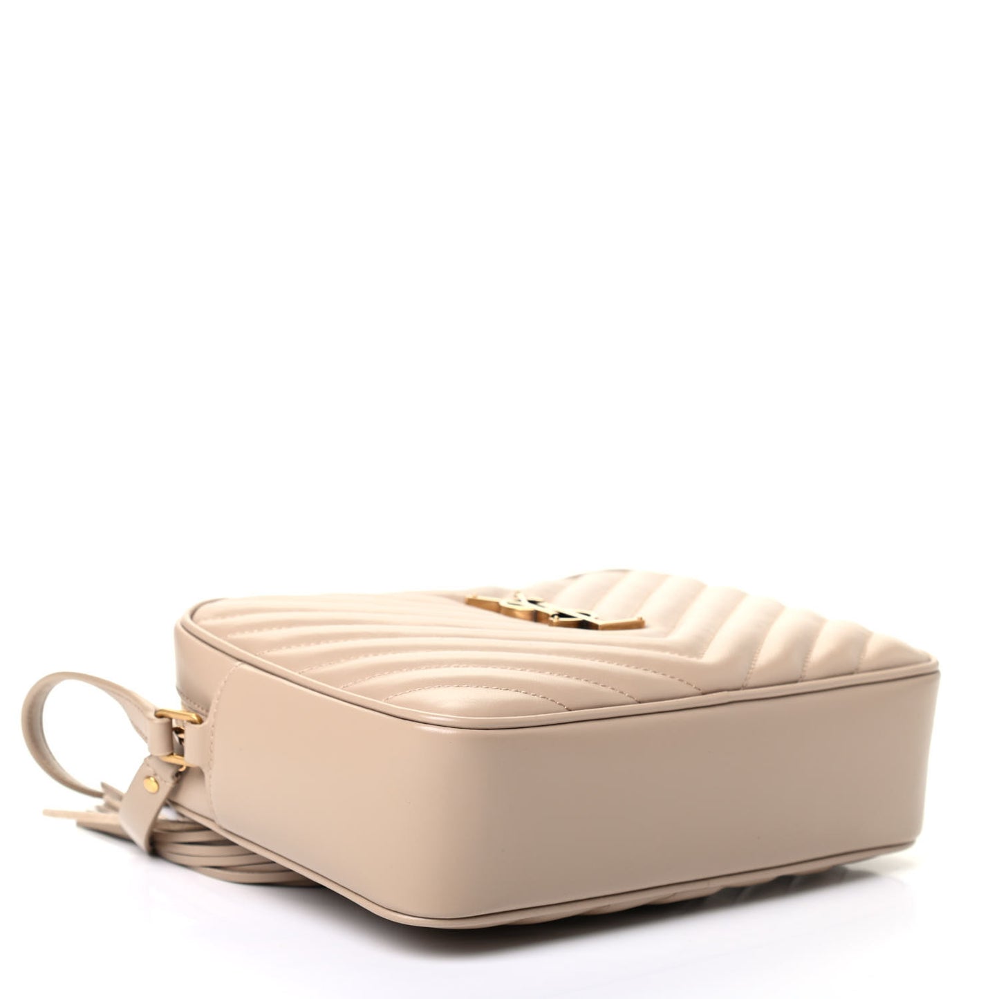 Calfskin Matelasse Monogram Lou Camera Bag Dark Beige