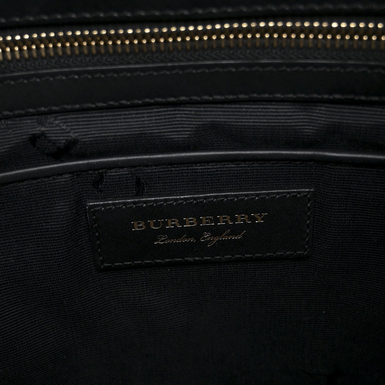 Burberry Metallic Satin Nylon Medium Rucksack Backpack Gold 6 of 13