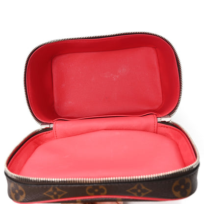 Louis Vuitton Monogram Macassar Nice Mini Rouge 5 of 7