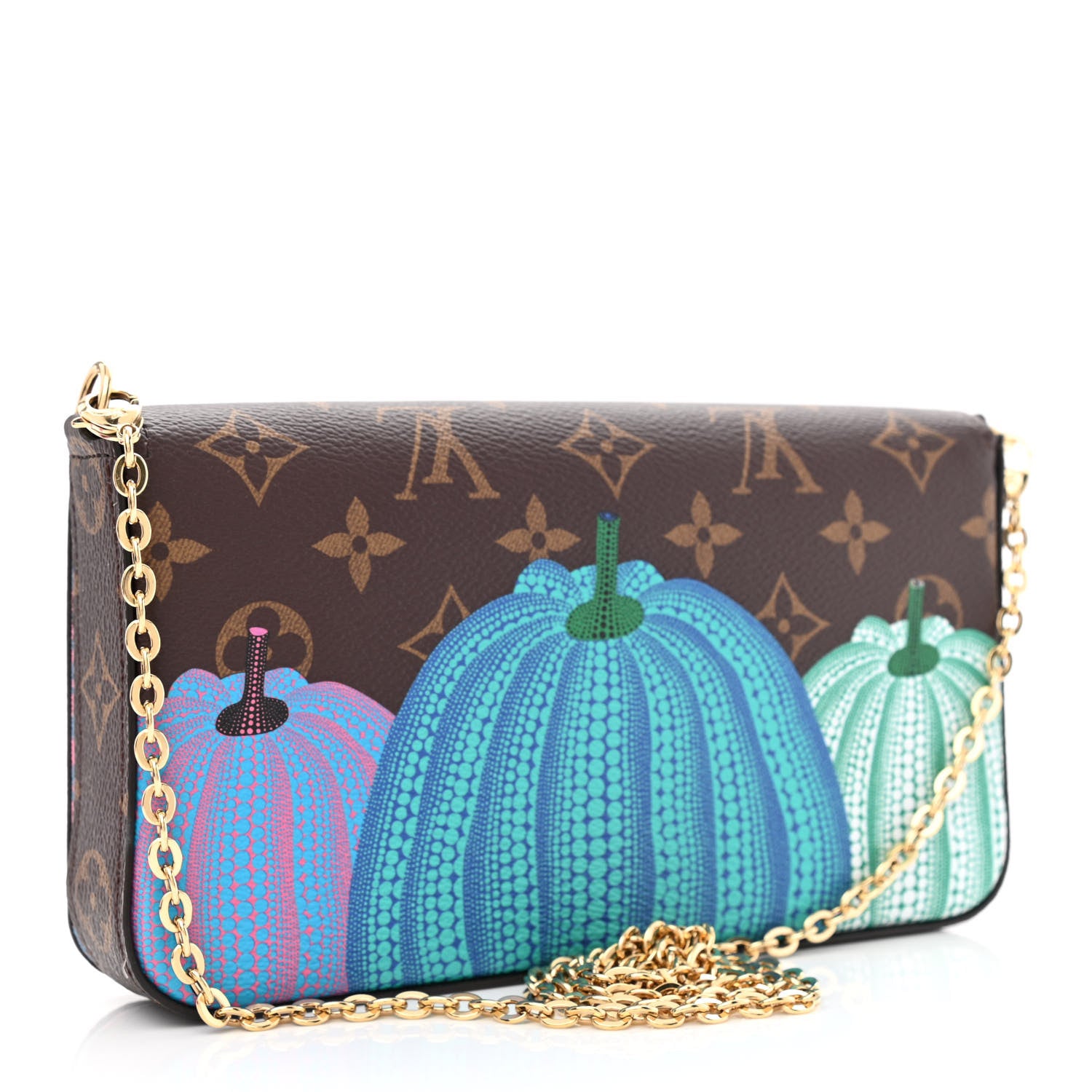 Louis Vuitton LV X YK Monogram Pumpkins Pochette Felicie 3 of 11