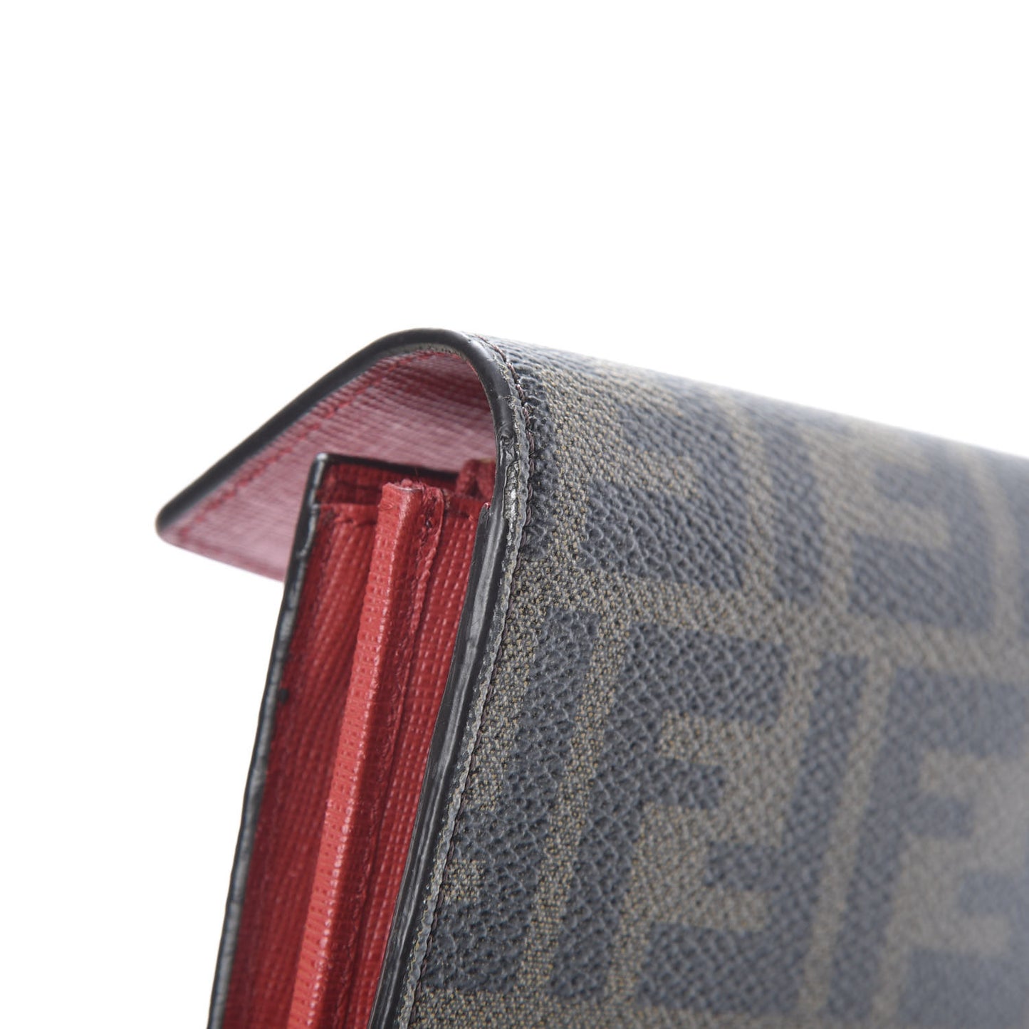 Zucca Spalmati Vitello Elite Simply Continental Wallet Tobacco Mattone