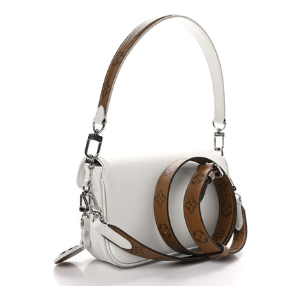 Louis Vuitton Calfskin Reverse Monogram Swing White 2 of 8