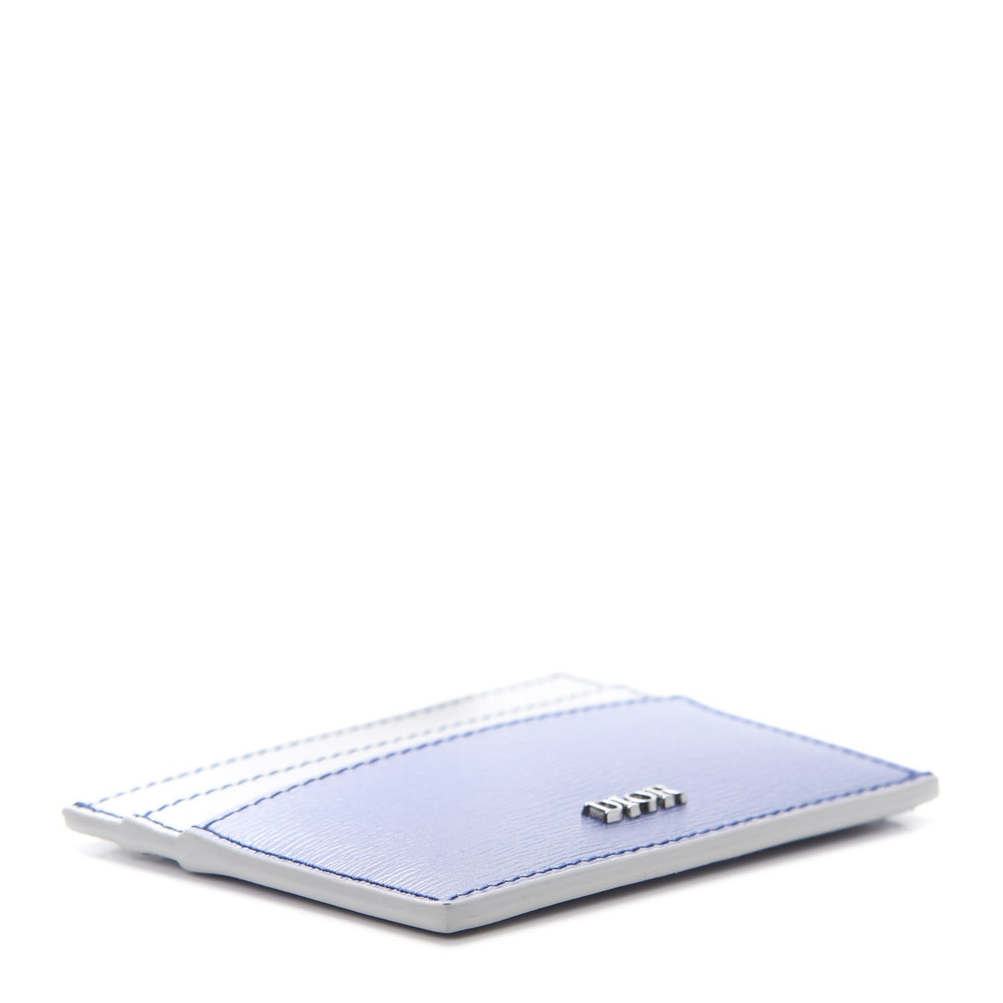 HOMME Textured Calfskin Gradient Card Holder Blue