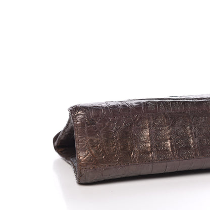 Nancy Gonzalez Crocodile Clutch Bronze 8 of 9