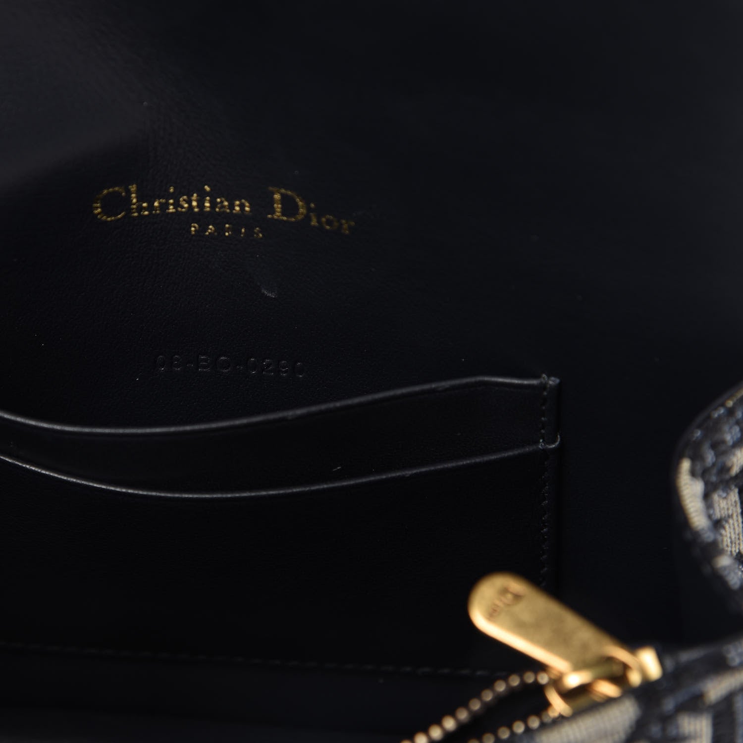 Christian Dior Oblique Saddle Belt Bag Blue 10 of 11