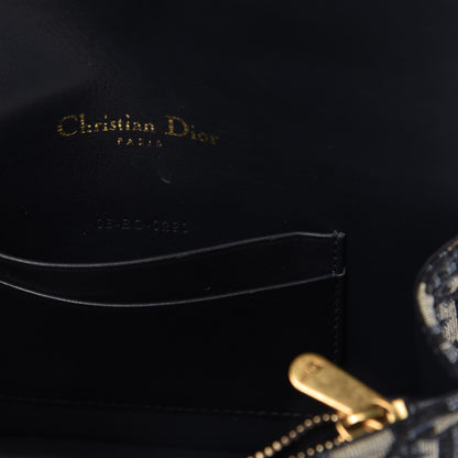 Christian Dior Oblique Saddle Belt Bag Blue 10 of 11